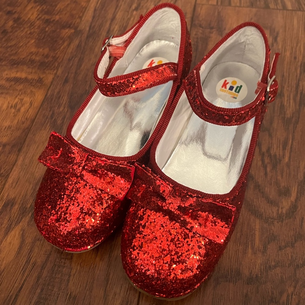 Dorothy's Ruby Red Wizard of Oz Slipper Shoes for Kids